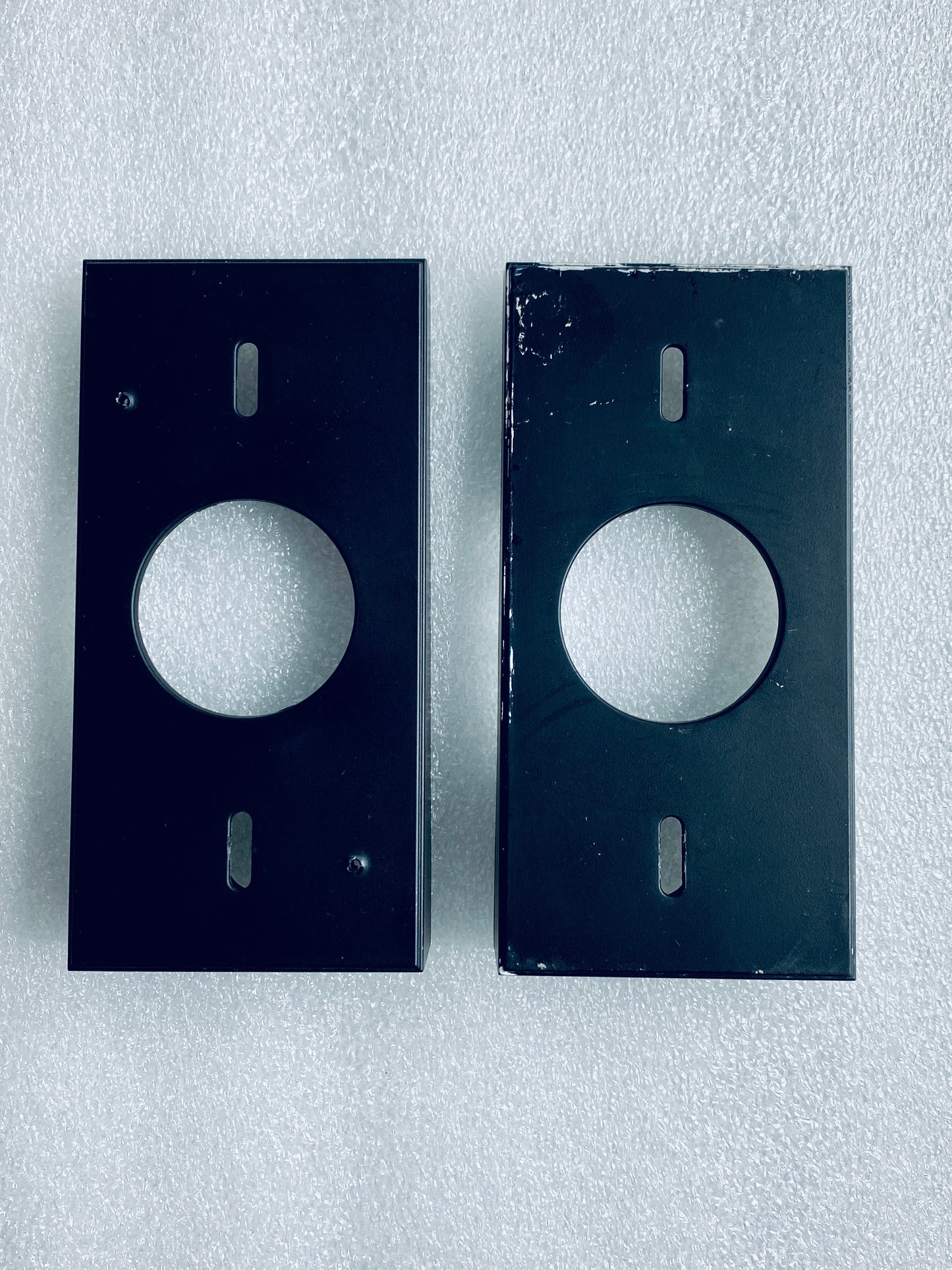 lot Of 2 - Ring Video Doorbell 2nd Generation Wedge Mounts, Black - (READ)