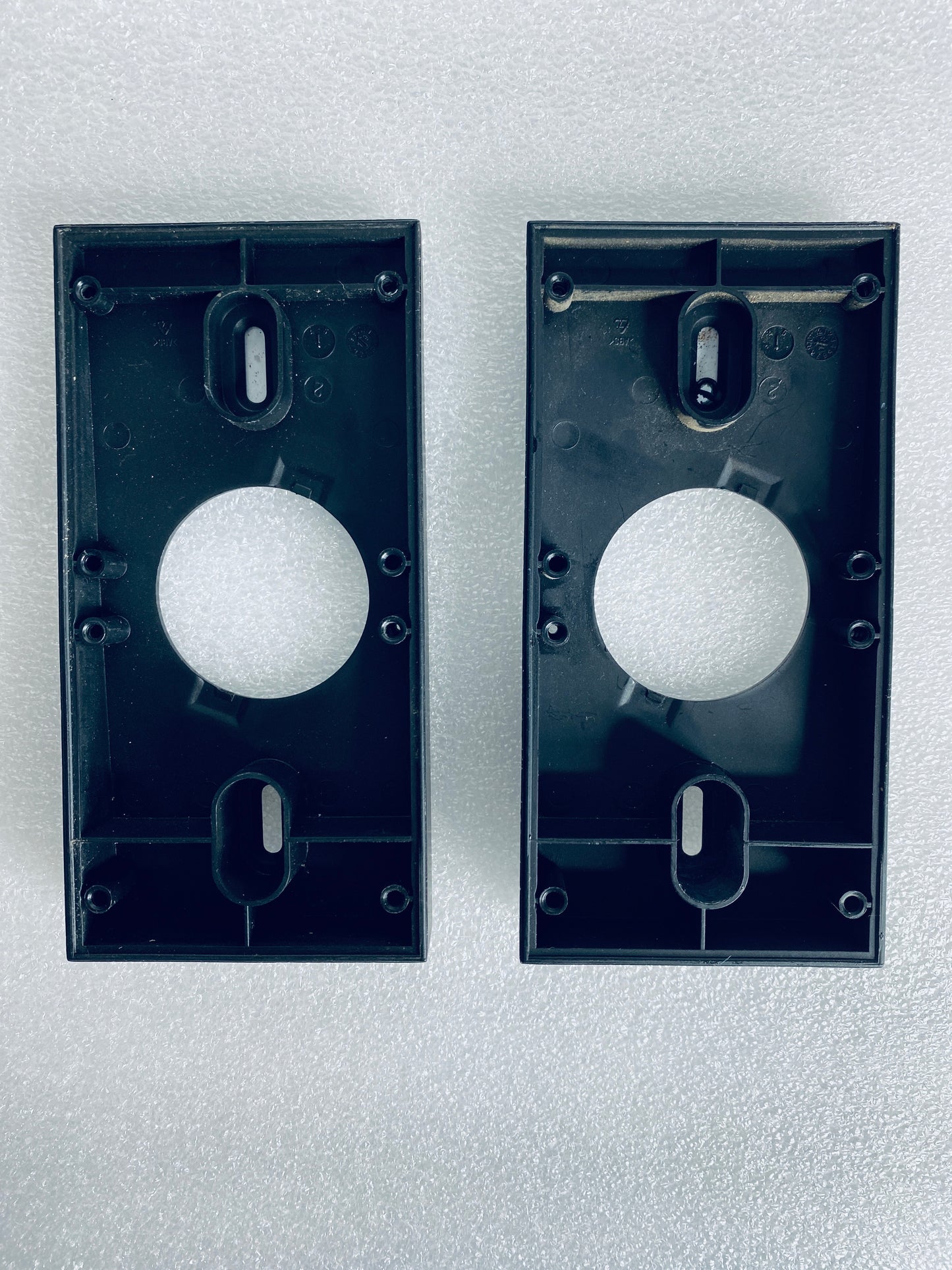 lot Of 2 - Ring Video Doorbell 2nd Generation Black Wedge Mounts - (READ)