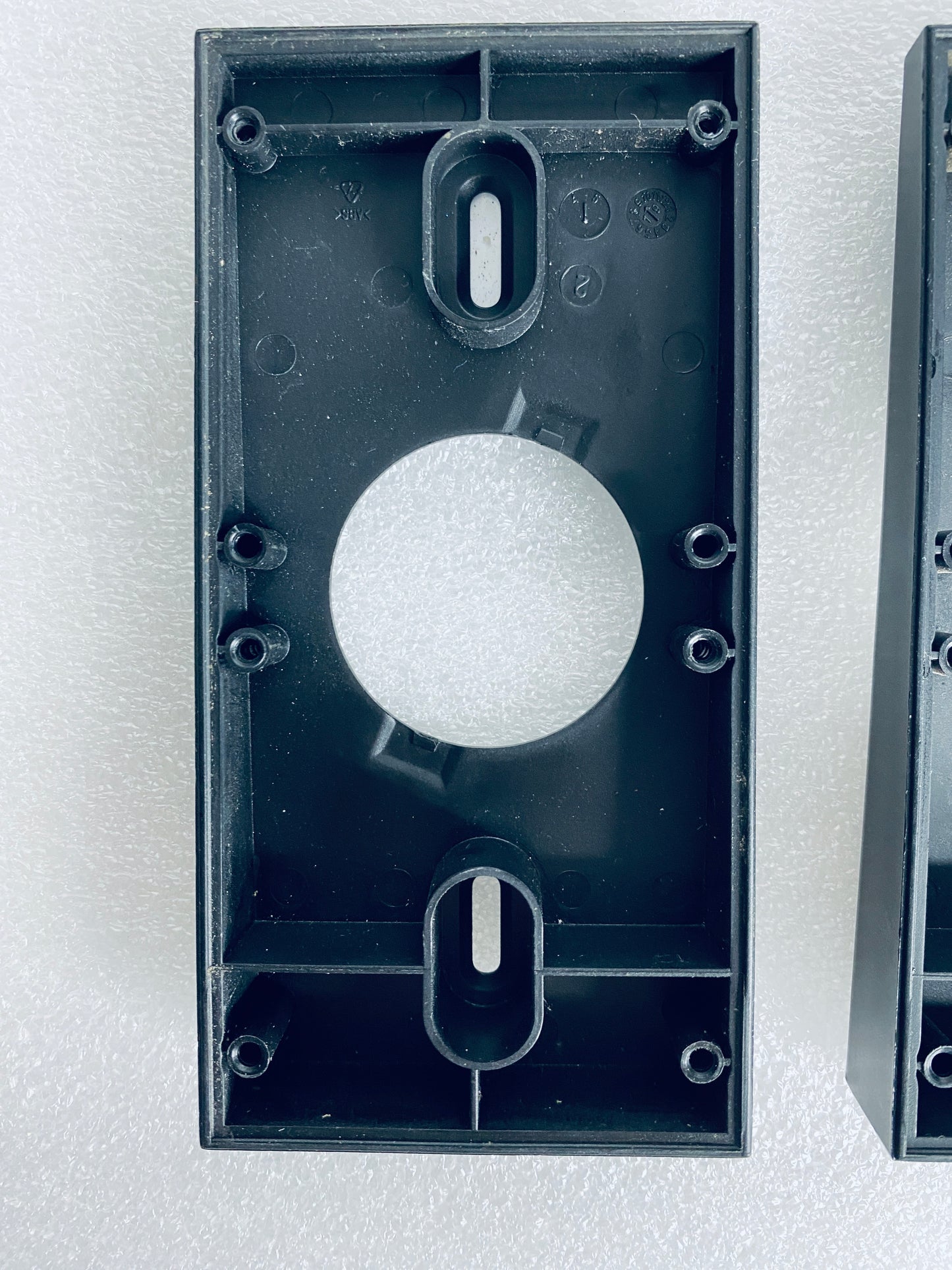 lot Of 2 - Ring Video Doorbell 2nd Generation Black Wedge Mounts - (READ)