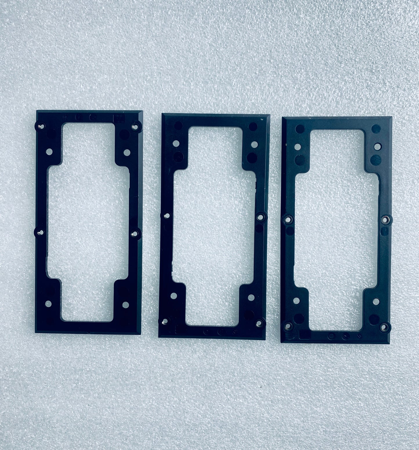 lot Of 3 - Ring Video Doorbell 2nd Generation Black Back Mounts