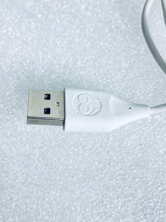 owlet Dream Smart Sock 3 USB To USB-C White Charging Cord/Cable - (READ)