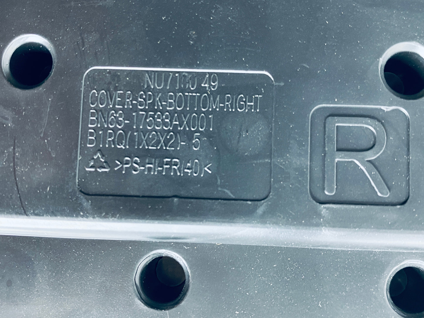 samsung Black Replacement TV Speakers, BN96-45632C