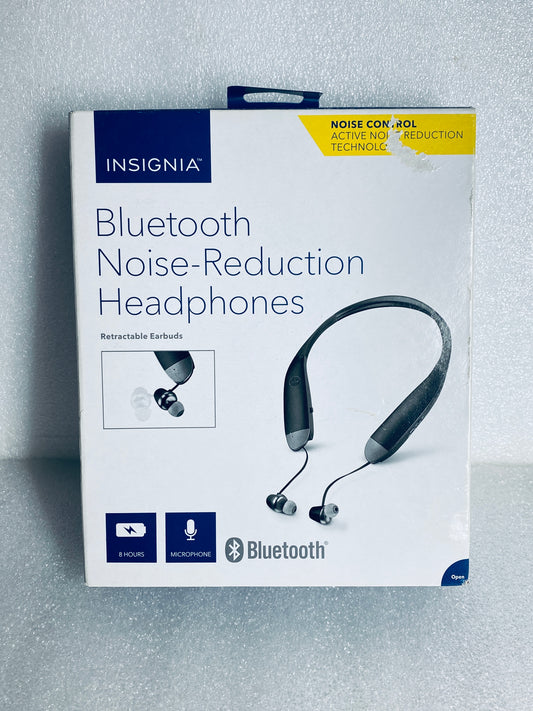 insignia Wireless Bluetooth In-Ear Headset W/Microphone, NS-CAHBTEBNC - (READ)