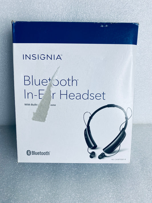 Insignia NS-CAHBTEB01-B Wireless Bluetooth In-Ear Headset W/ Microphone
