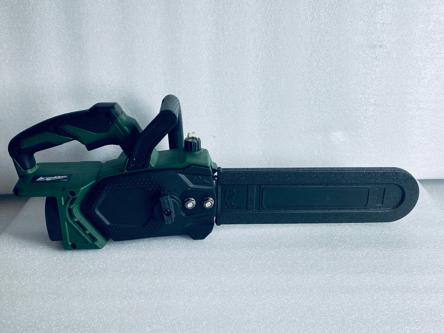 New Open Box - SharkLogger 20V 12" Cordless Chainsaw W/ (2) Batteries & Charger