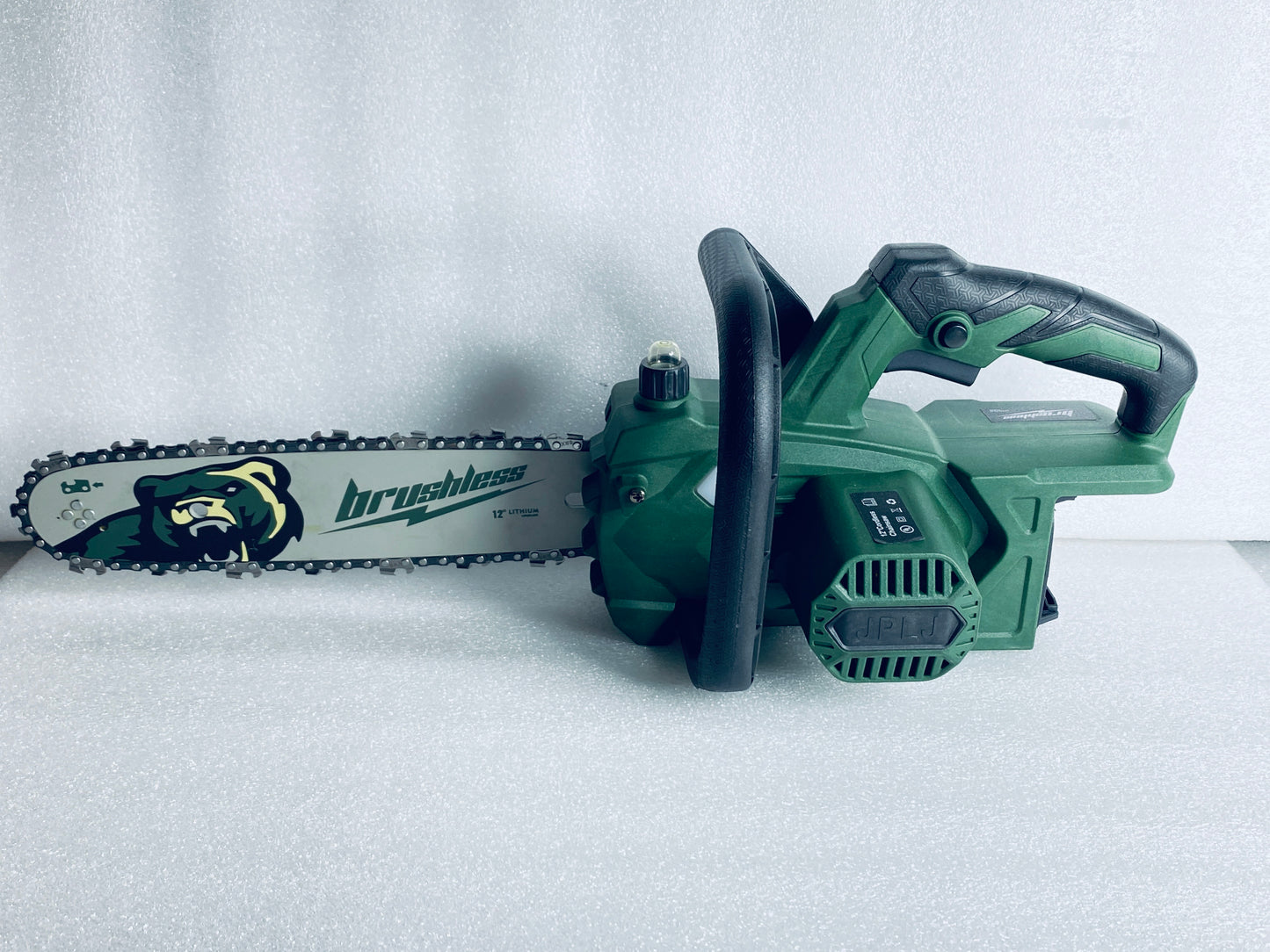 New Open Box - SharkLogger 20V 12" Cordless Chainsaw W/ (2) Batteries & Charger