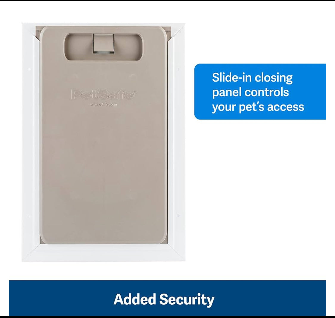 New Other - PetSafe Wall Entry Telescoping Pet Door Frame In/Exterior, Medium