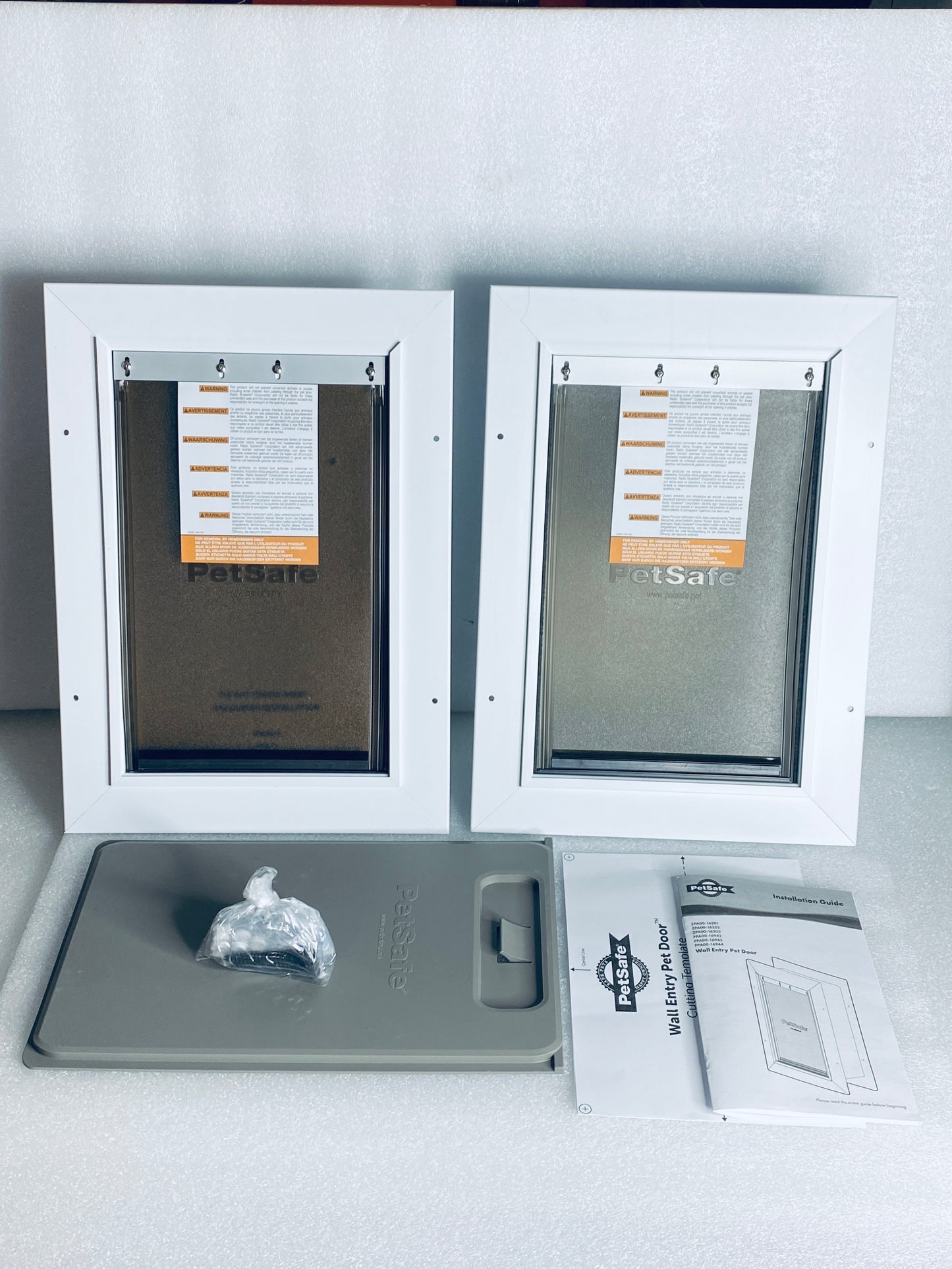 New Other - PetSafe Wall Entry Telescoping Pet Door Frame In/Exterior, Medium