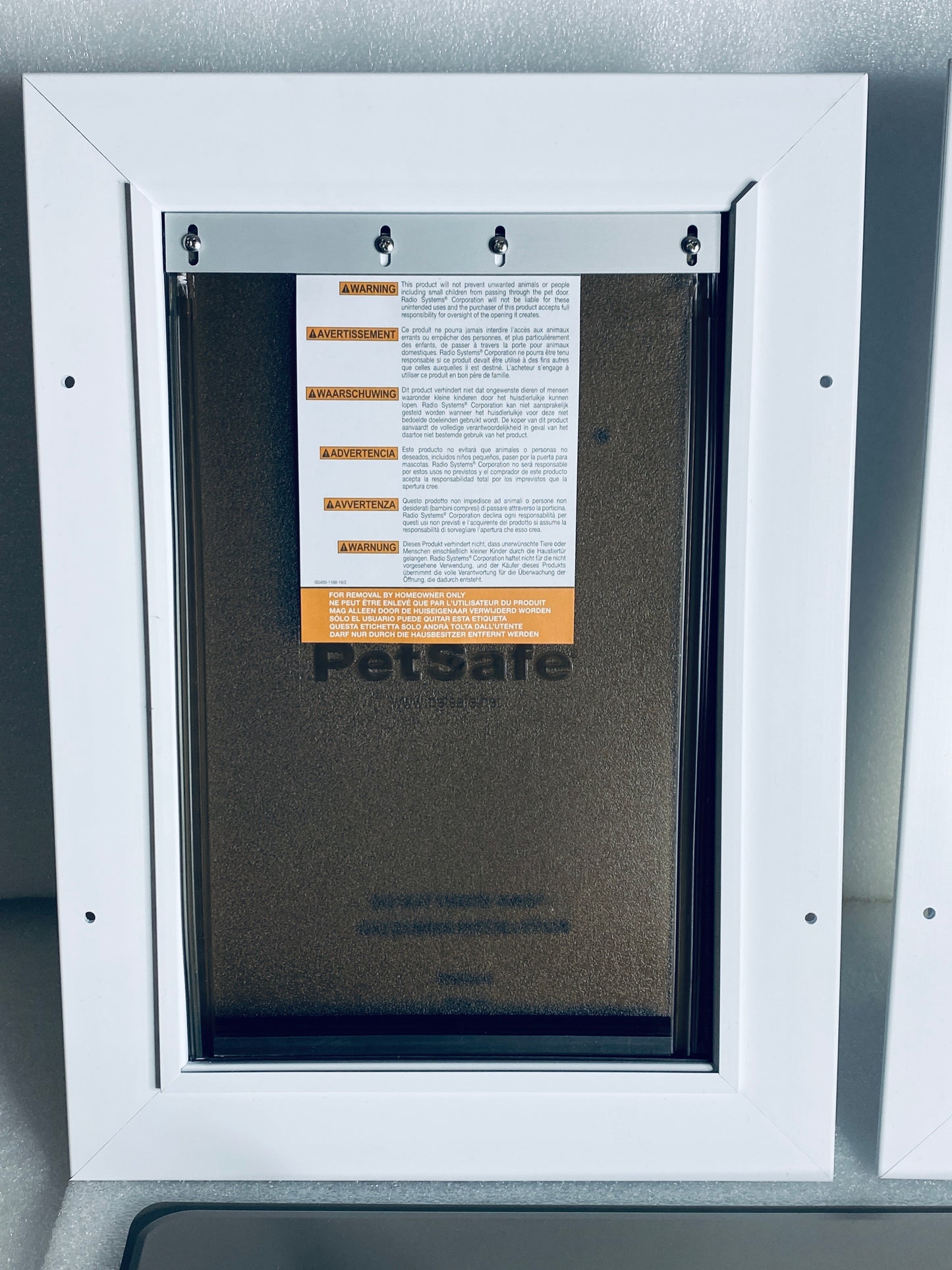 New Other - PetSafe Wall Entry Telescoping Pet Door Frame In/Exterior, Medium