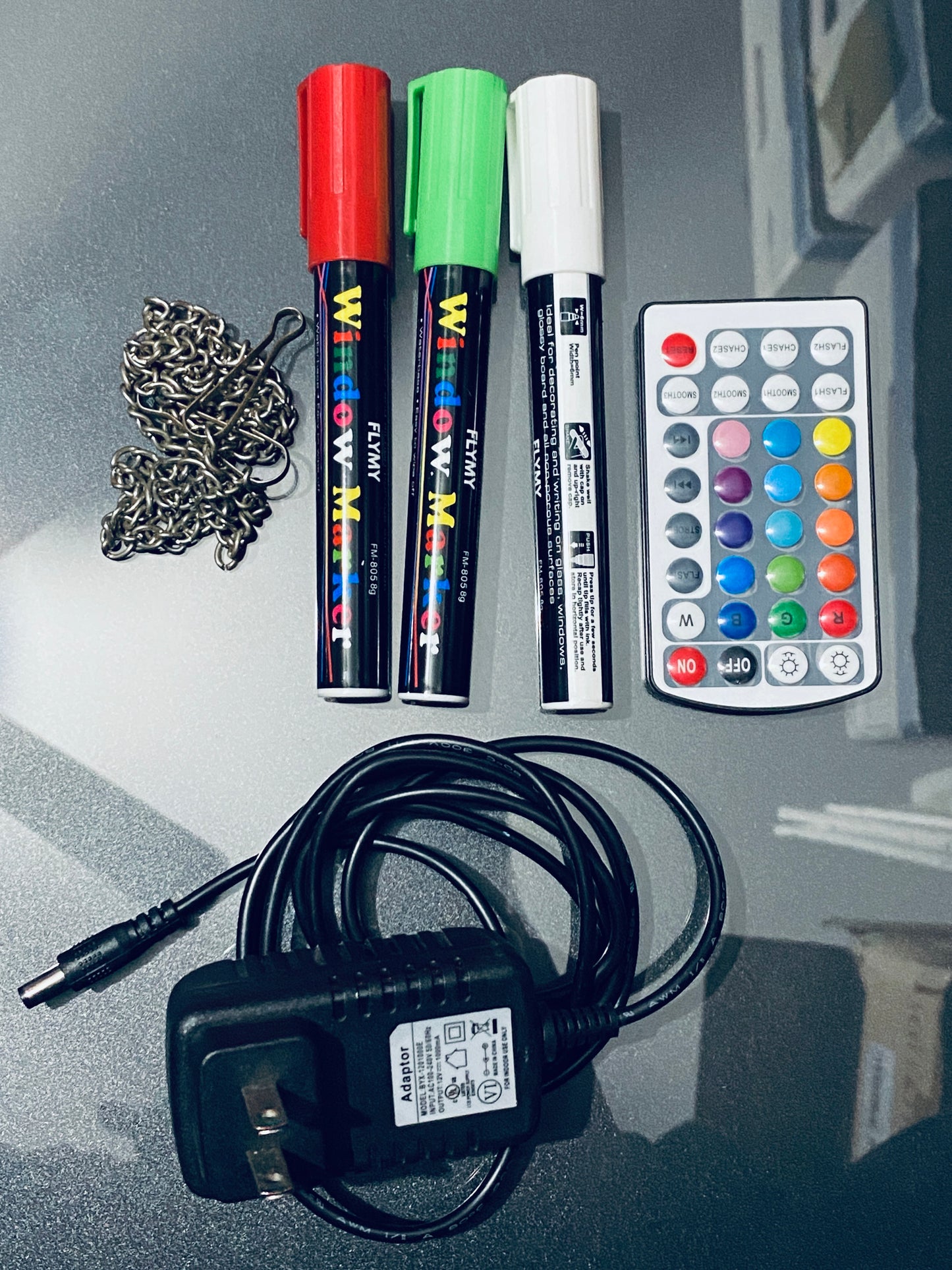 Lot Of 4 - Everbilt 16” x 24” Write On LED Message Board With Remote, Black