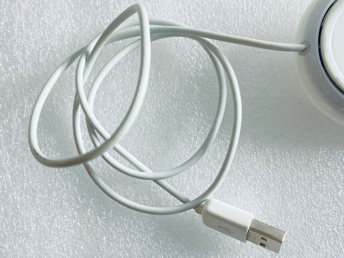 lot Of 2 - Apple White Wired USB Mighty/Optical Mouse, A1152