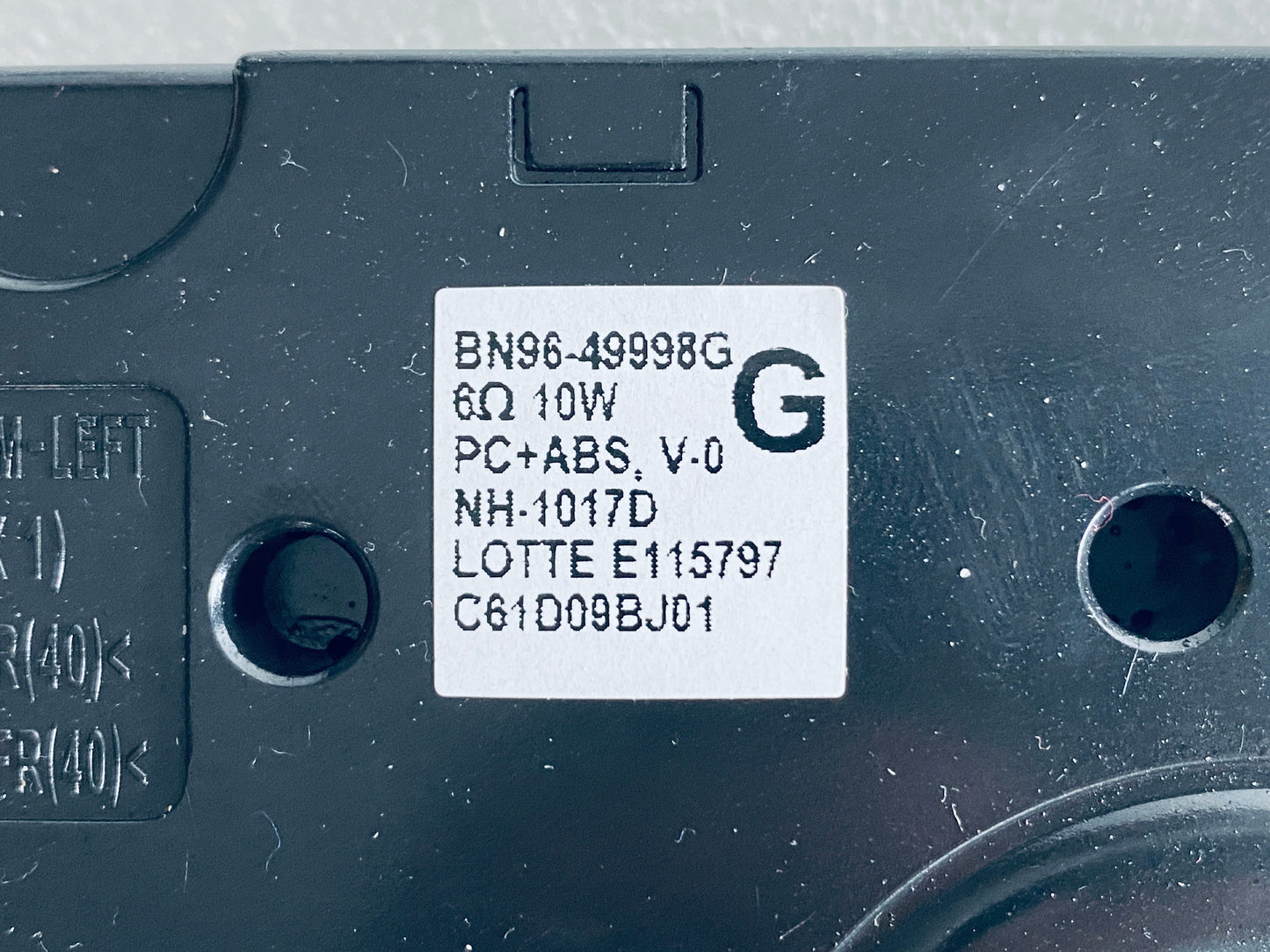 samsung Tv Replacement Speakers, BN96-49998G