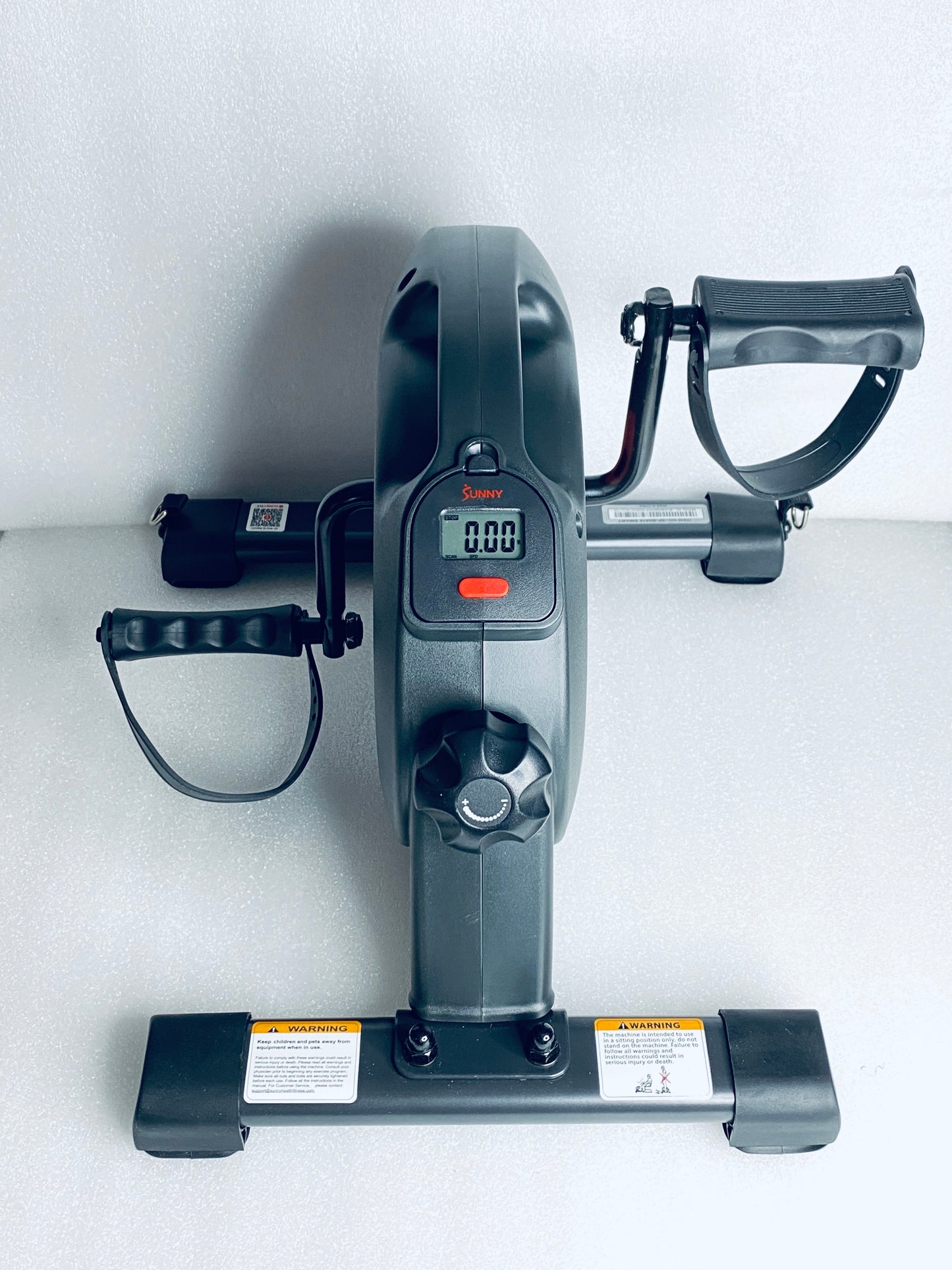 New Other-Sunny Health & Fitness Smart Mini Pedal Exerciser W/ Resistance Bands