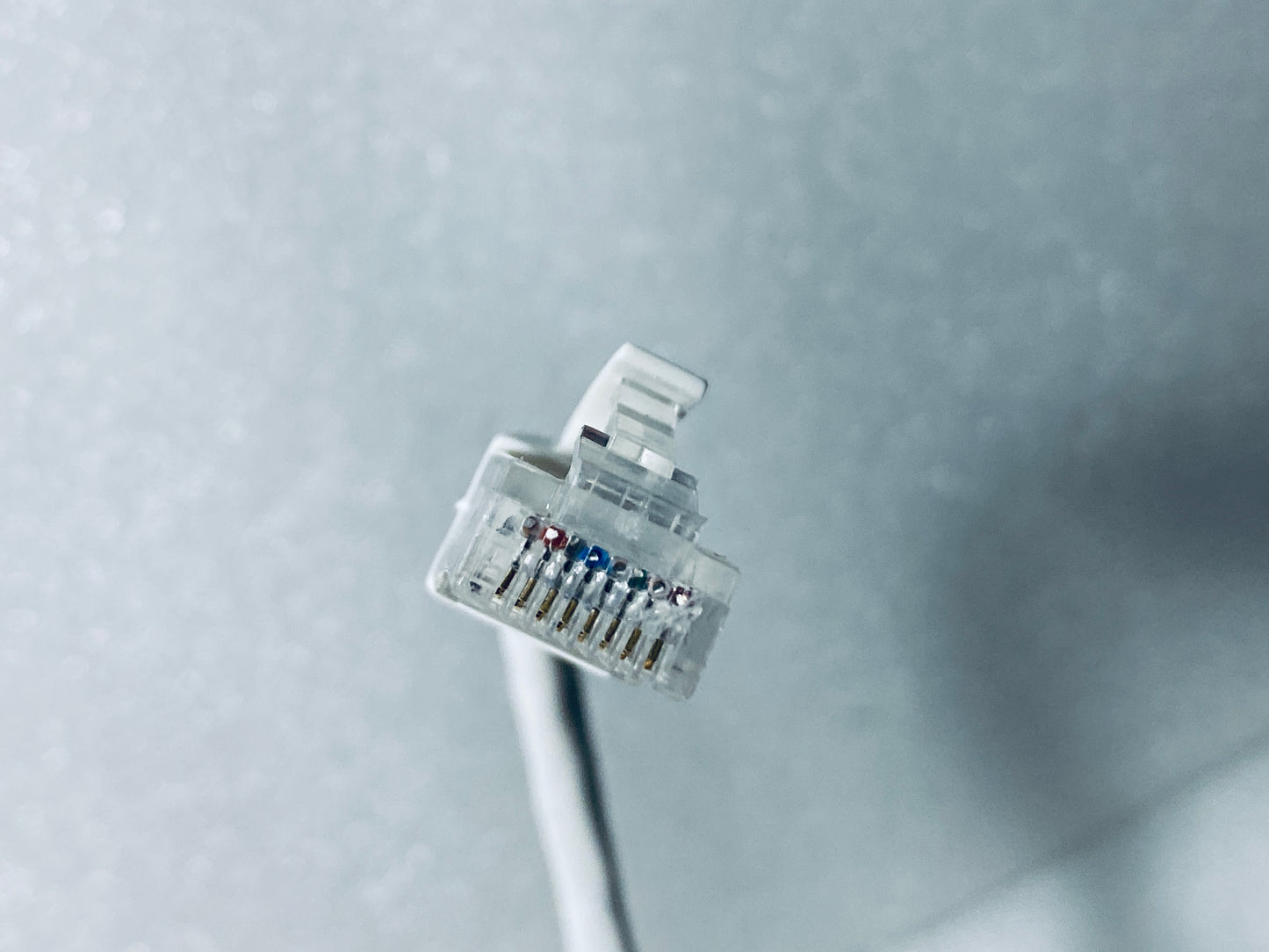 lot Of 3 - CAT5e Ethernet (POE) Network Cables 30m (100ft), White