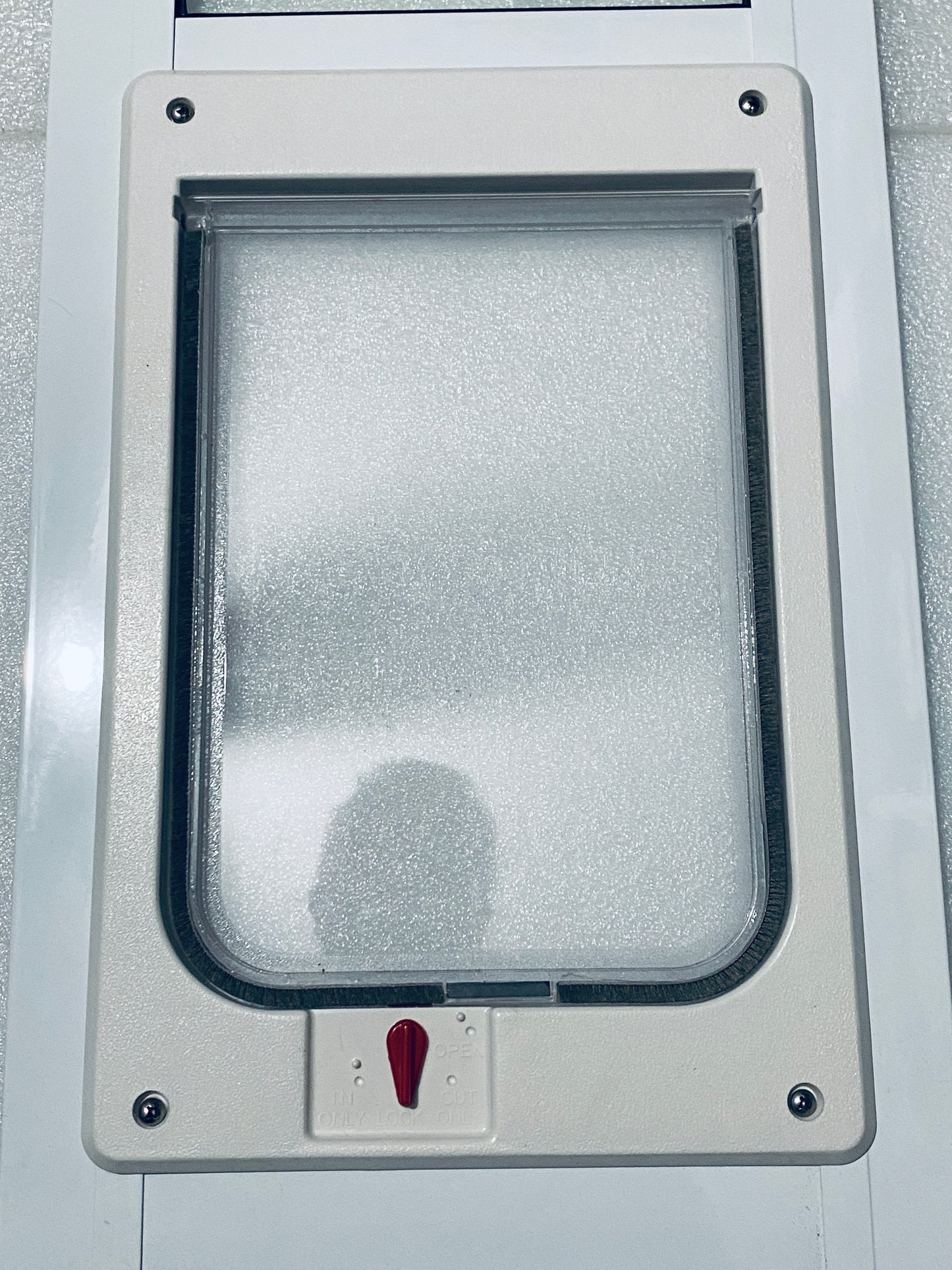 New Other - Ideal Pet Products Aluminum Vertical Sash White Window Pet Door