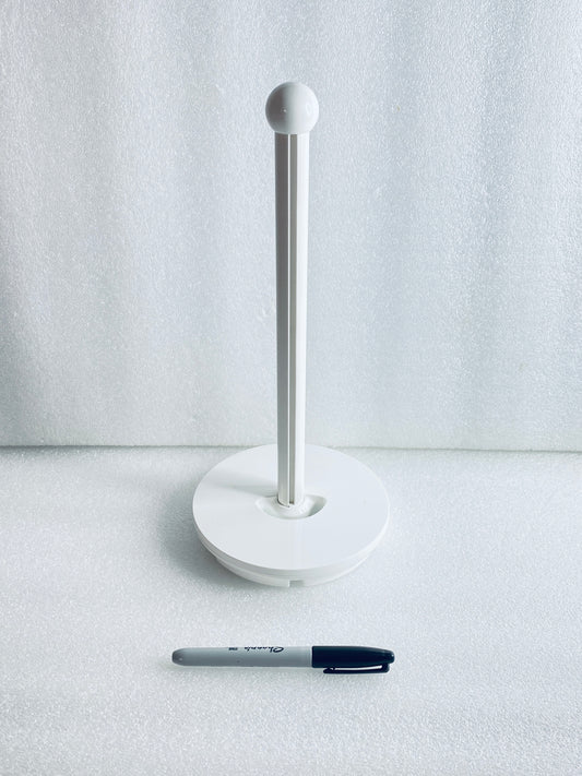 #121 - Standing Napkin Holder, White  - (IN CONDITION AS SHOWN)