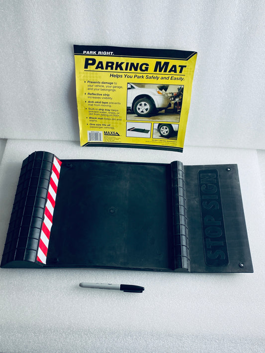 #127 - New Other - Park Right One Size Fits All Parking Mat, Black - (AS SHOWN)