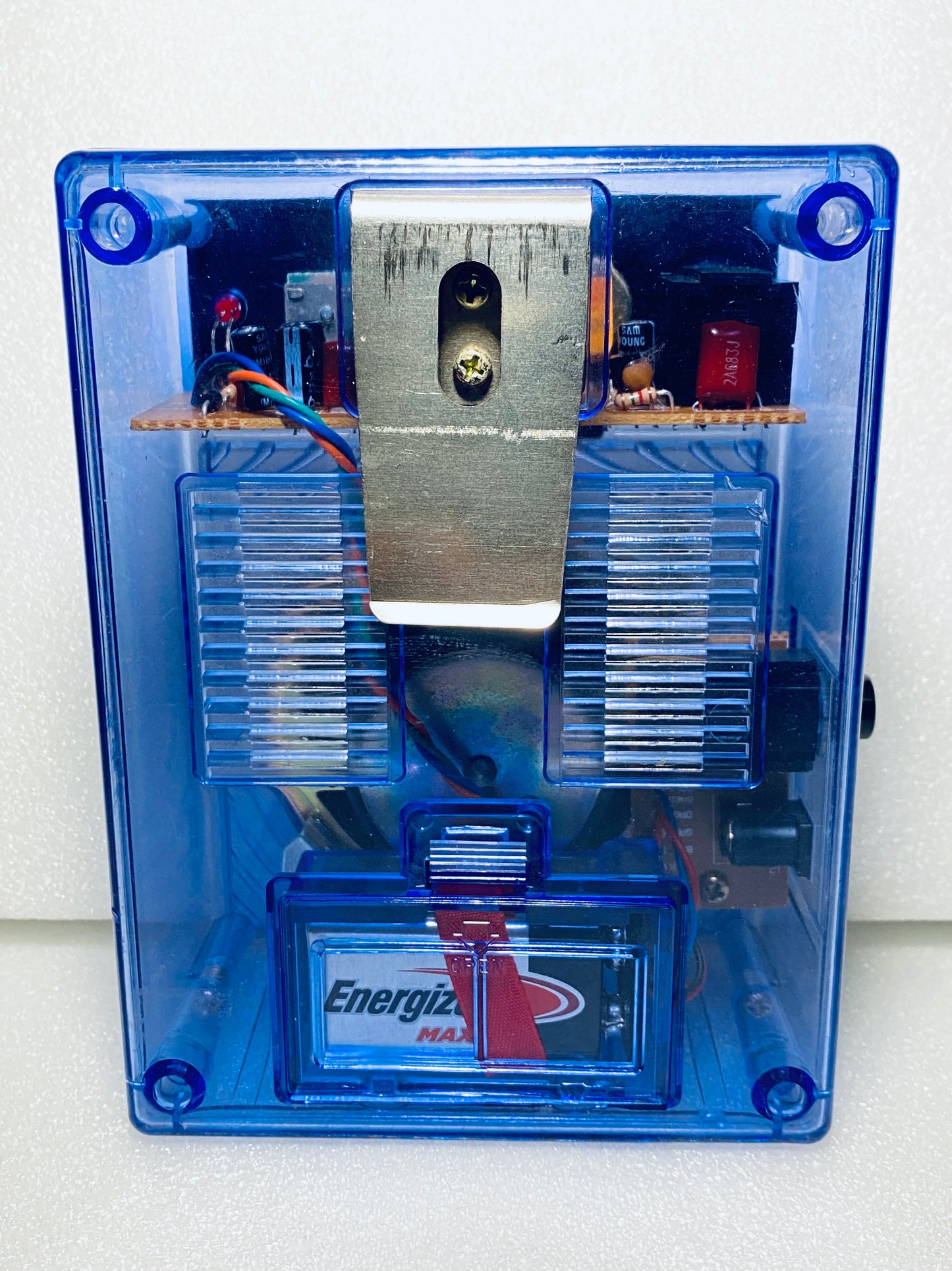 dean Markley Micro Guitar Amplifier Translucent Purple With Clip, GT-1000T