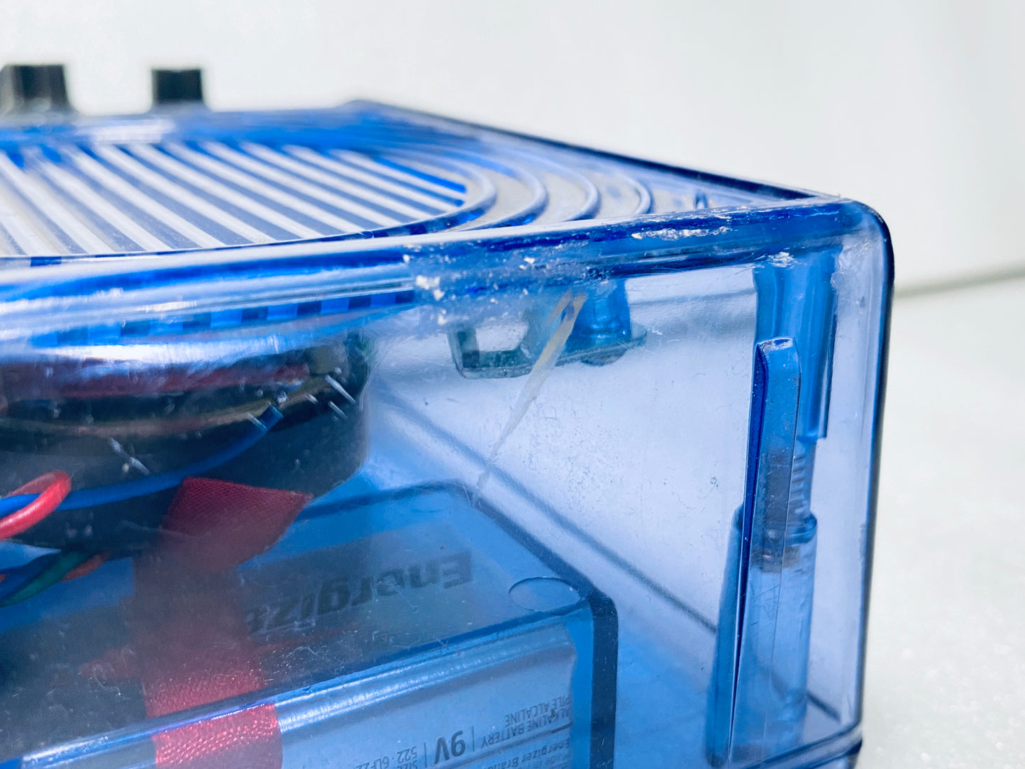 dean Markley Micro Guitar Amplifier Translucent Purple With Clip, GT-1000T