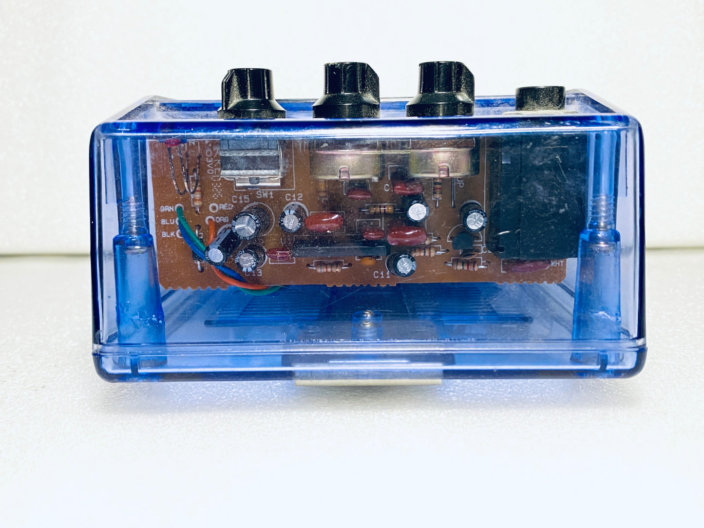 dean Markley Micro Guitar Amplifier Translucent Purple With Clip, GT-1000T