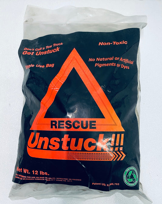#230 - Lot Of 2 New Other - Don’t Call A Tow Truck Get Unstuck!!! Rescue 12lb. Each Bag, Non-Toxic - (AS SHOWN) - (READ)