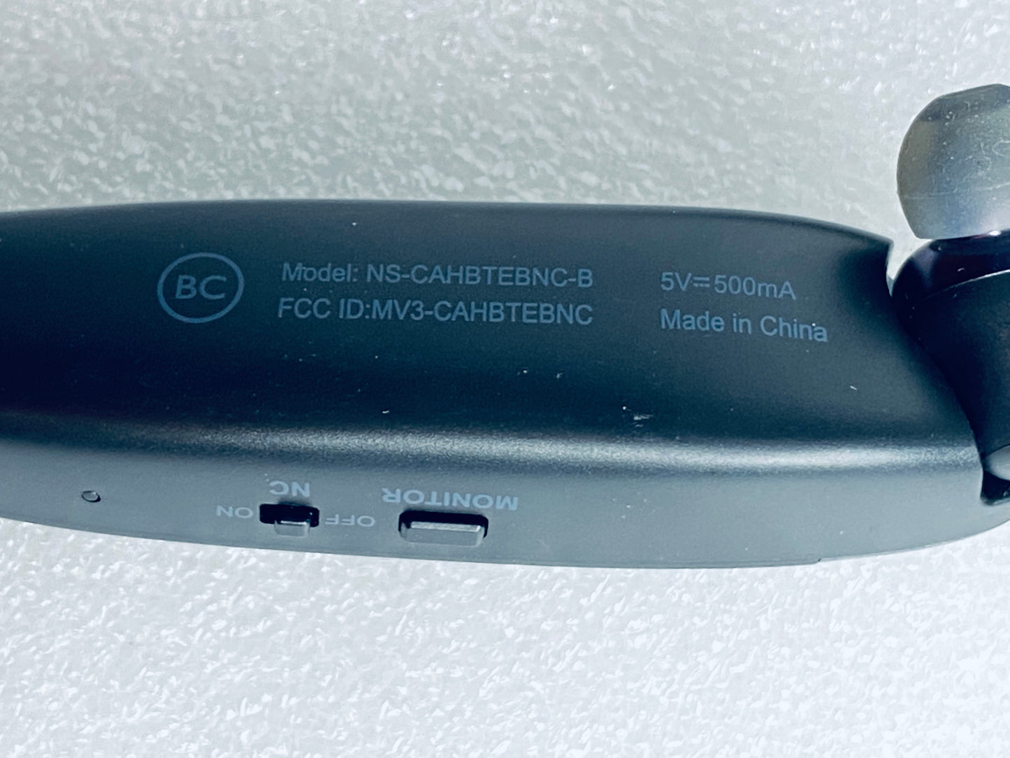 #174 - Insignia Wireless Bluetooth In-Ear Headset With Built-In Microphone, NS-CAHBTEBNC-B - (IN CONDITION AS SHOWN)