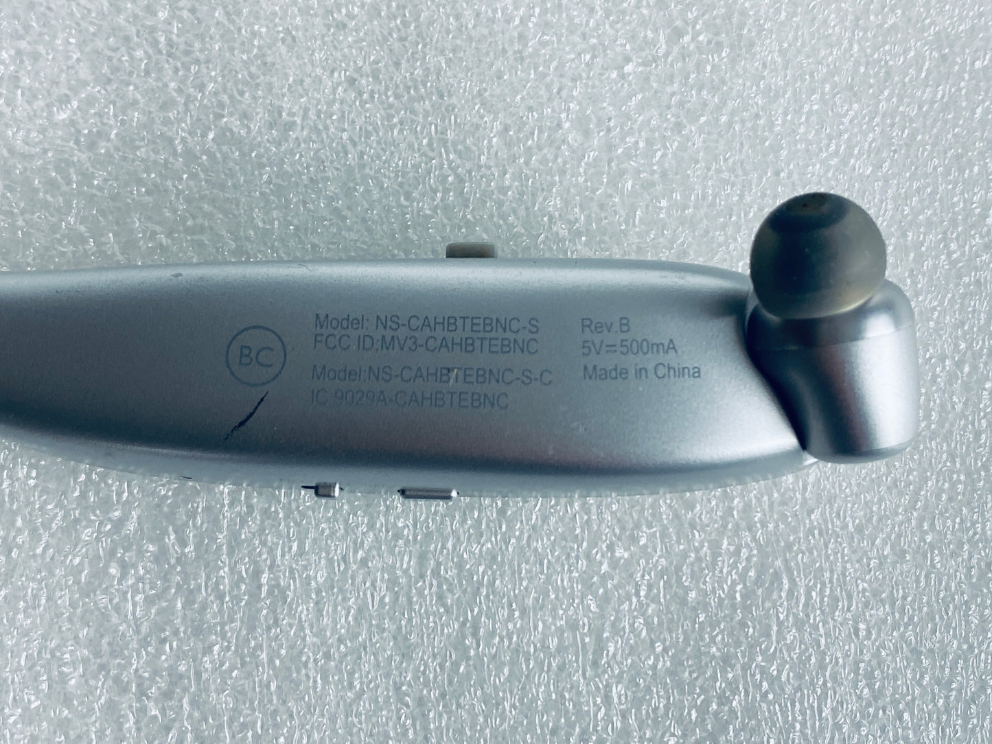 #192 - Insignia Wireless Bluetooth In-Ear Headset With Built-In Microphone, NS-CAHBTEBNC-S - (IN CONDITION AS SHOWN)