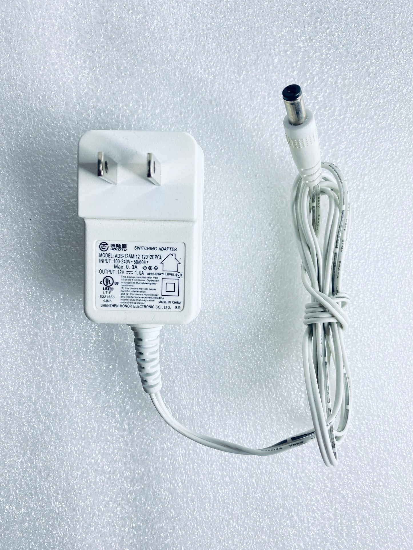 hoioto Switching Power Supply/Adapter 12V 1A, ADS-12AM-12 12012EPCU