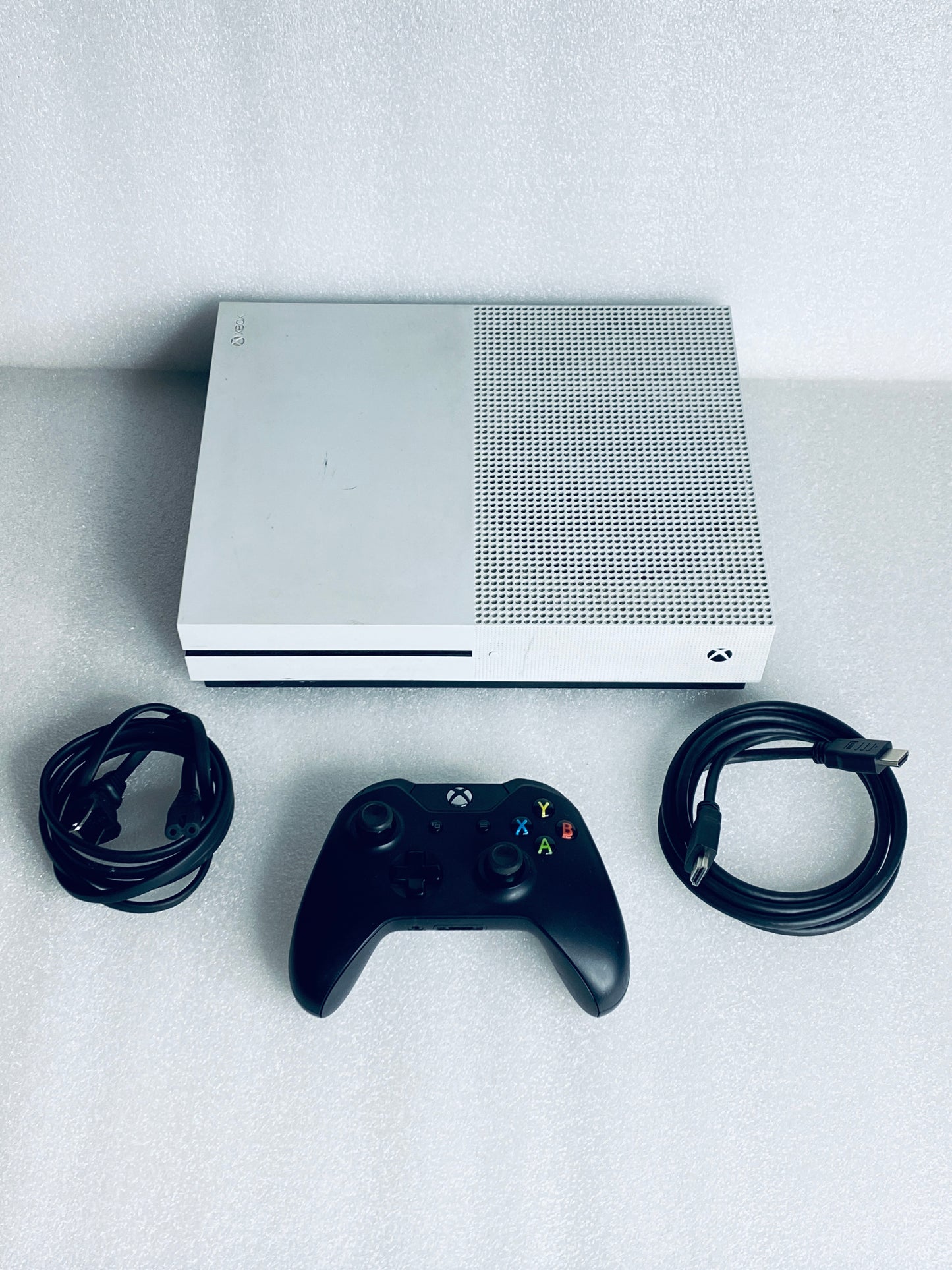 Microsoft Xbox One S 1TB White System/Console With Black Wireless Controller