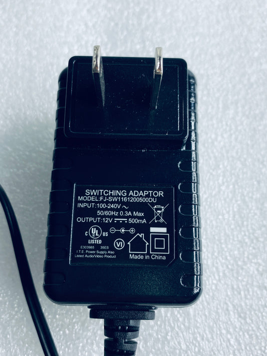 switching Power Supply/Adapter 12V 500mA, FJ-SW1161200500DU