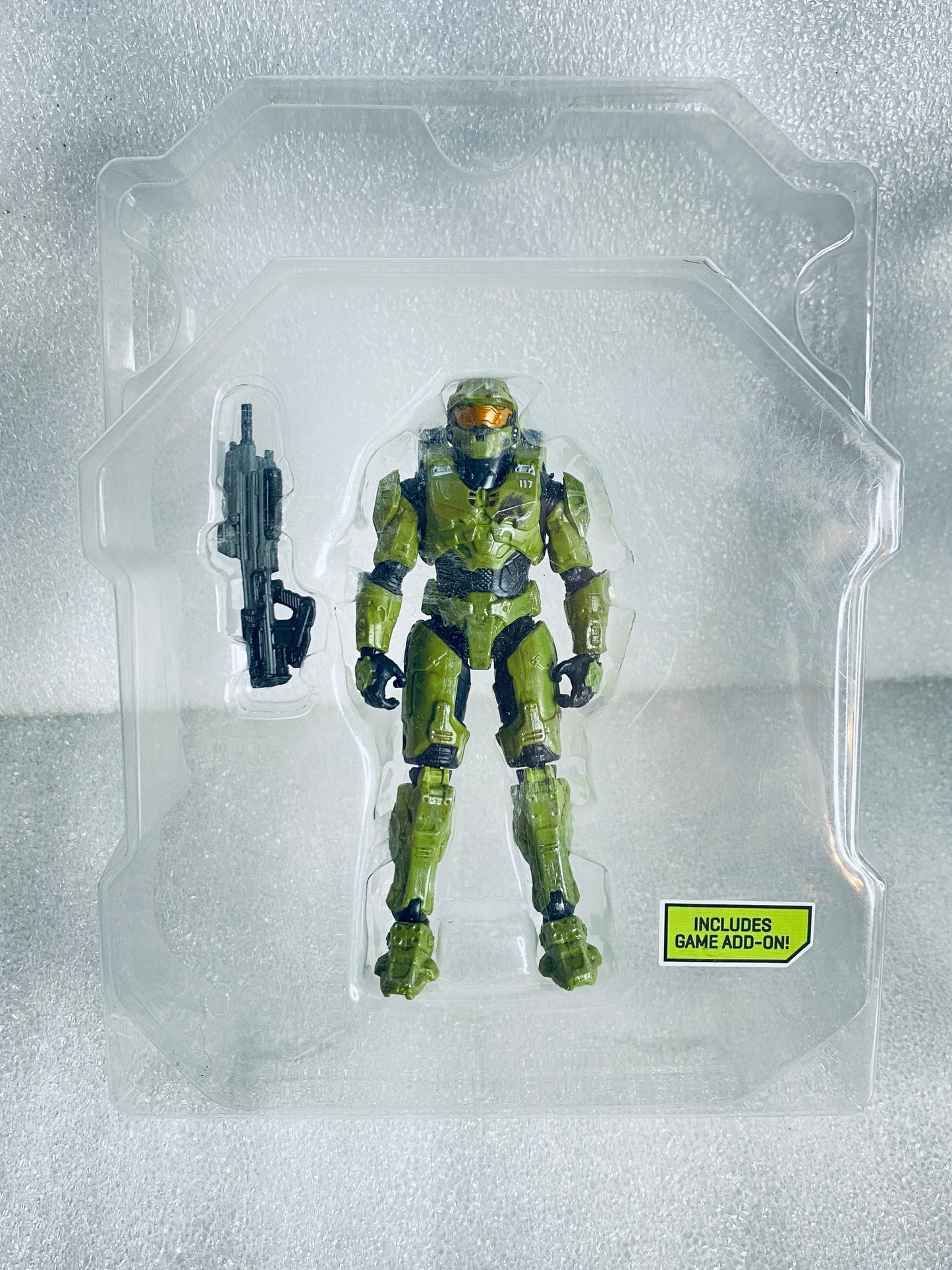 Lot Of 2 - Halo Series 1 Master Chief With Assault Rifle Action Figures