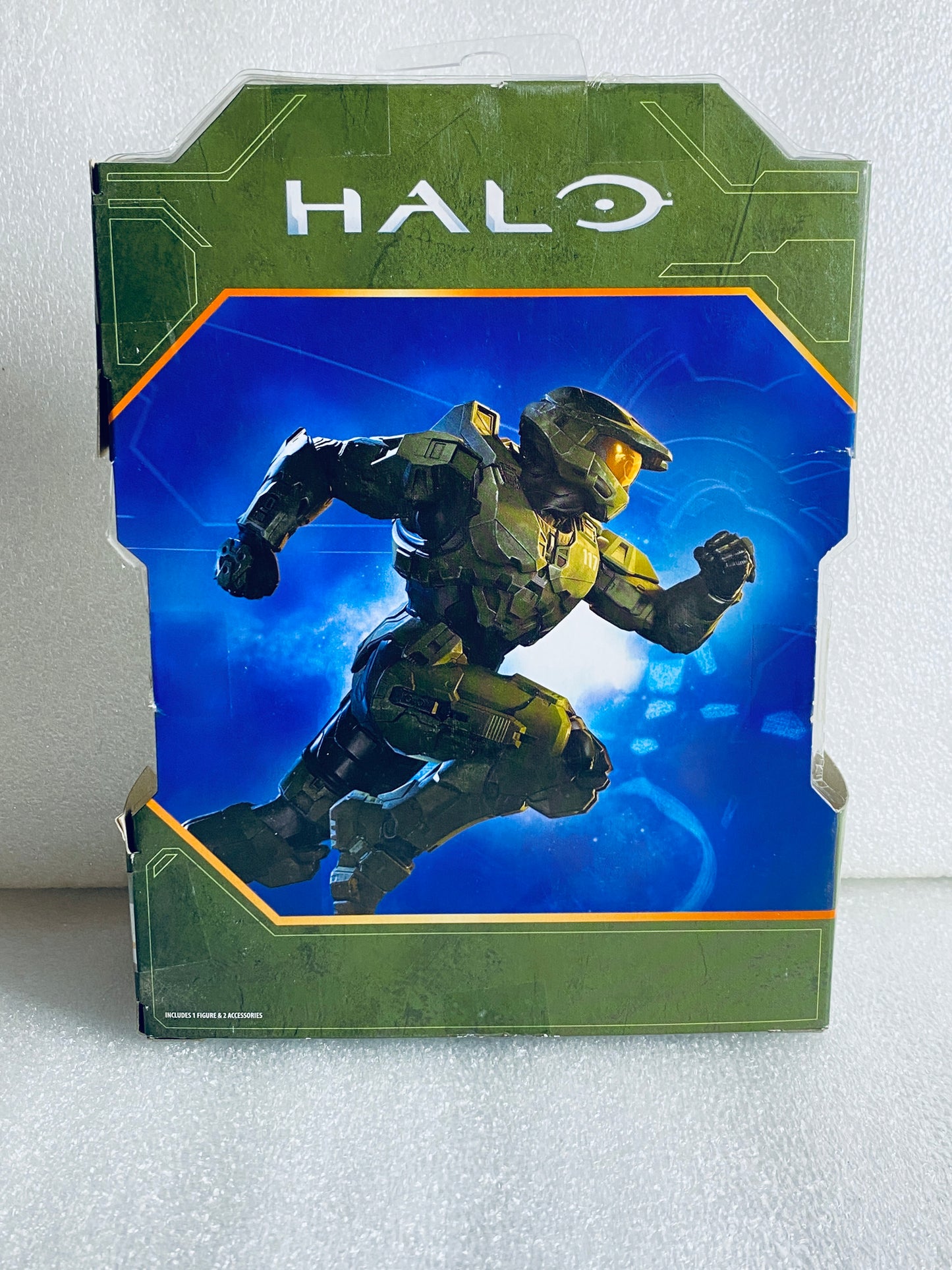 Lot Of 2 - Halo Series 1 Master Chief With Assault Rifle Action Figures