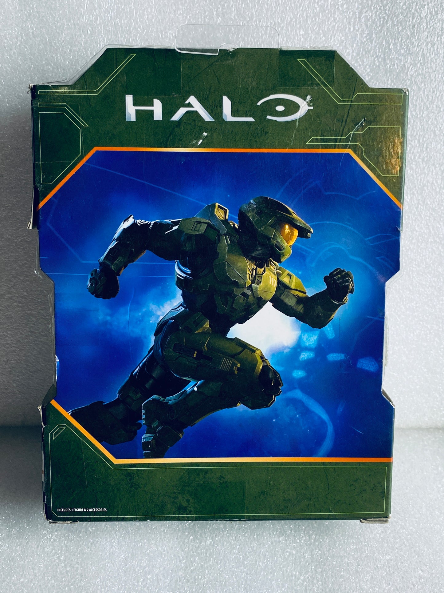 Lot Of 2 - Halo Series 1 Master Chief With Assault Rifle Action Figures