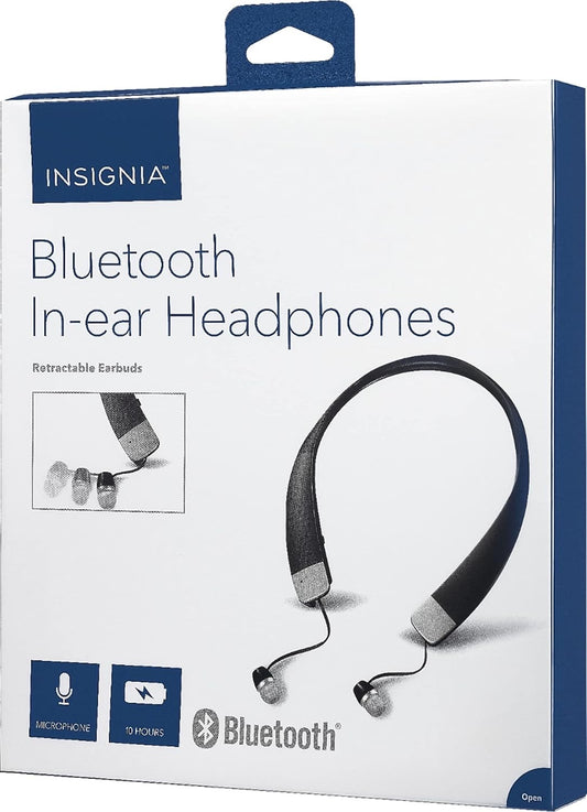 insignia Wireless Bluetooth In-Ear Headset W/Microphone, NS-CAHBTEB02-B – READ