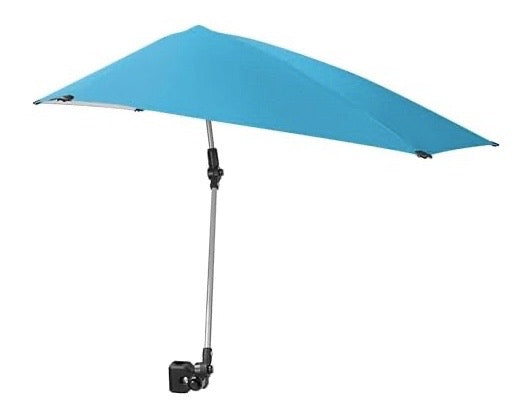 sport-Brella Versa-Brella Adjustable Umbrella W/Universal Clamp, Aqua - (READ)