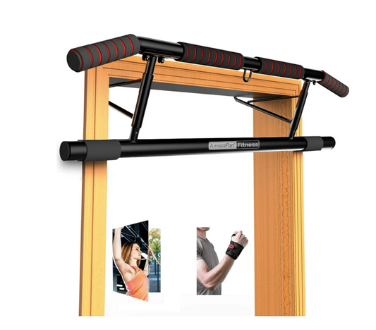 New Other - AmazeFan Fitness Doorway Pull Up Bar With Ergonomic Grip – (READ)