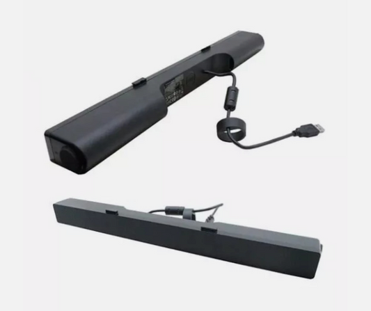 #150 - new - Dell AC511 USB Powered Stereo Sound Bar Speaker, Black - (READ) - (AS SHOWN)