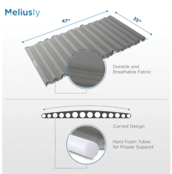 new Open Box - Meliusly The Mattress Corrector Large 35" x 47", Gray