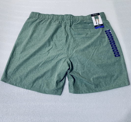 #25 - New With Tags - Eddie Bauer Men's Drawstring Waist Pull On Short, Size XXL - (IN COLOR AS SHOWN) - MSRP $60