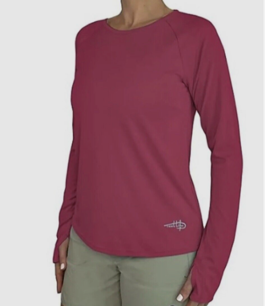#52 - New With Tags - Reel Life Ladies UPF+50 UV Protection/Moisture Protection Long Sleeve XXL - (AS SHOWN) - MSRP $40