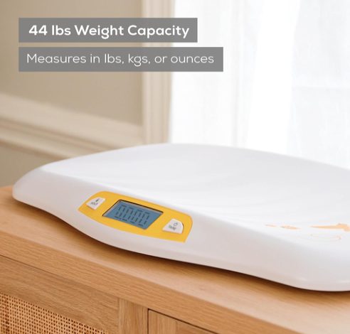 beurer Up to 44 lbs. White Digital Baby/Pet Scale With Hold Function, BY80