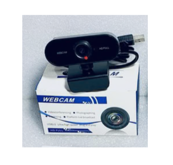 #185 - Open Box - Full HD 1080P Webcam Cameras With Bulit-In Microphone For PC - (AS SHOWN)