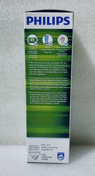 #188 - Lot Of 2 New - Philips Energy Advantage PL-T 835/4P/XEW Alto 33W, 4 Pin - (AS SHOWN)