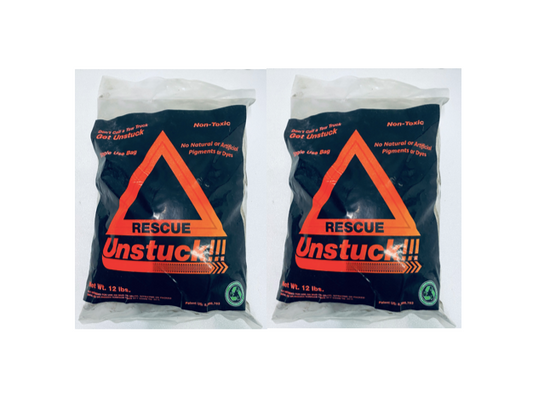 #230 - Lot Of 2 New Other - Don’t Call A Tow Truck Get Unstuck!!! Rescue 12lb. Each Bag, Non-Toxic - (AS SHOWN) - (READ)