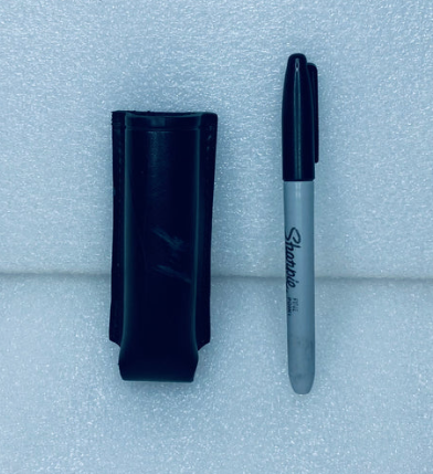 #219 - Galls Pepper Spray Belt Holster, Black - (IN CONDITION AS SHOWN)