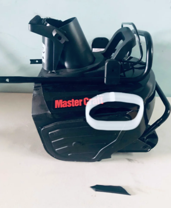 #200 - new Other - Master Craft 18" Electric Snowblower, Black - (AS SHOWN) - (READ)