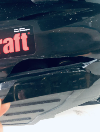 #200 - new Other - Master Craft 18" Electric Snowblower, Black - (AS SHOWN) - (READ)