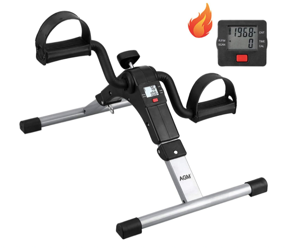 new Other - AGM Folding Mini Portable Pedal Exercise Bike For Arms & Legs