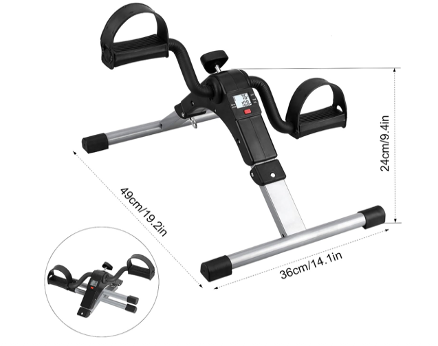 new Other - AGM Folding Mini Portable Pedal Exercise Bike For Arms & Legs