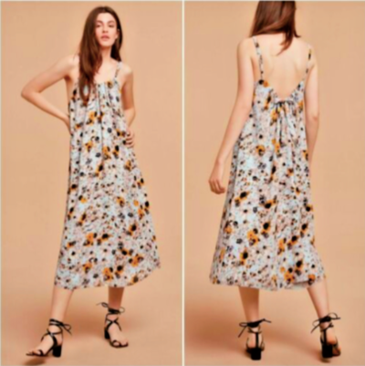 new With Tags - Wilfred Mariette Women's X-Small Dress, Sea Salt/Salmao